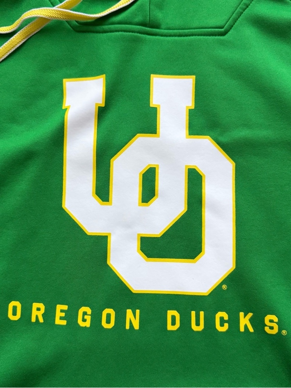 Fanatics Men’s Oregon Ducks Green Hoodie Size S Pullover OU Sweater - Picture 3 of 8